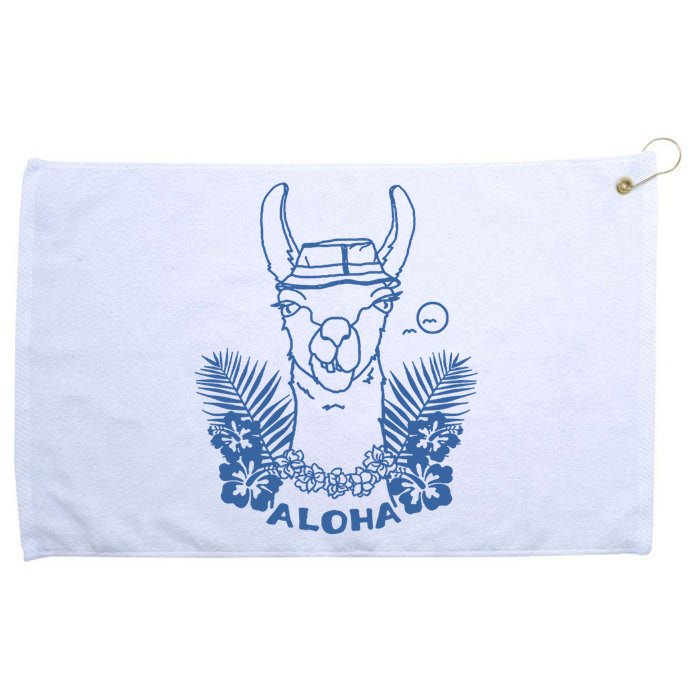 Aloha Llama Grommeted Golf Towel