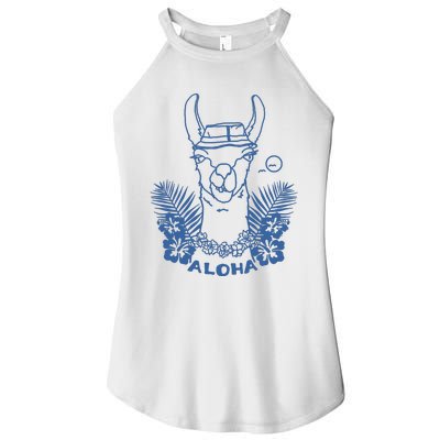 Aloha Llama Women's Perfect Tri Rocker Tank