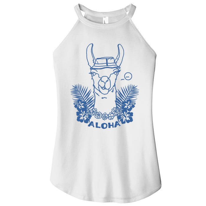 Aloha Llama Women's Perfect Tri Rocker Tank