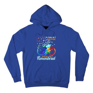 As Long As I Breathe My Mom You'll Be Remembered Rip Mother Gift Hoodie