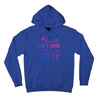 Auntie Like A Mom Only Cooler Novelty Cool Outfit Designs Gift Hoodie