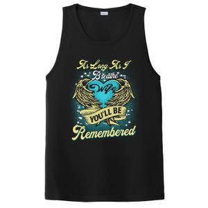 As Long As I Breathe My Wife You'll Be Remembered Memoires Gift PosiCharge Competitor Tank