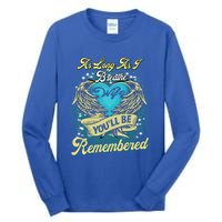 As Long As I Breathe My Wife You'll Be Remembered Memoires Gift Tall Long Sleeve T-Shirt