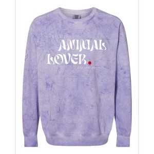 Animal Lover Ani Apparel Co Design Colorblast Crewneck Sweatshirt