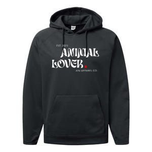 Animal Lover Ani Apparel Co Design Performance Fleece Hoodie