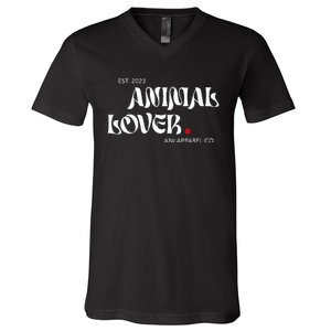 Animal Lover Ani Apparel Co Design V-Neck T-Shirt