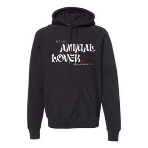 Animal Lover Ani Apparel Co Design Premium Hoodie