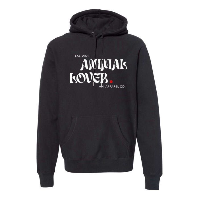 Animal Lover Ani Apparel Co Design Premium Hoodie