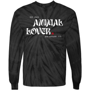 Animal Lover Ani Apparel Co Design Tie-Dye Long Sleeve Shirt