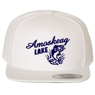 Amoskeag Lake Wool Snapback Cap