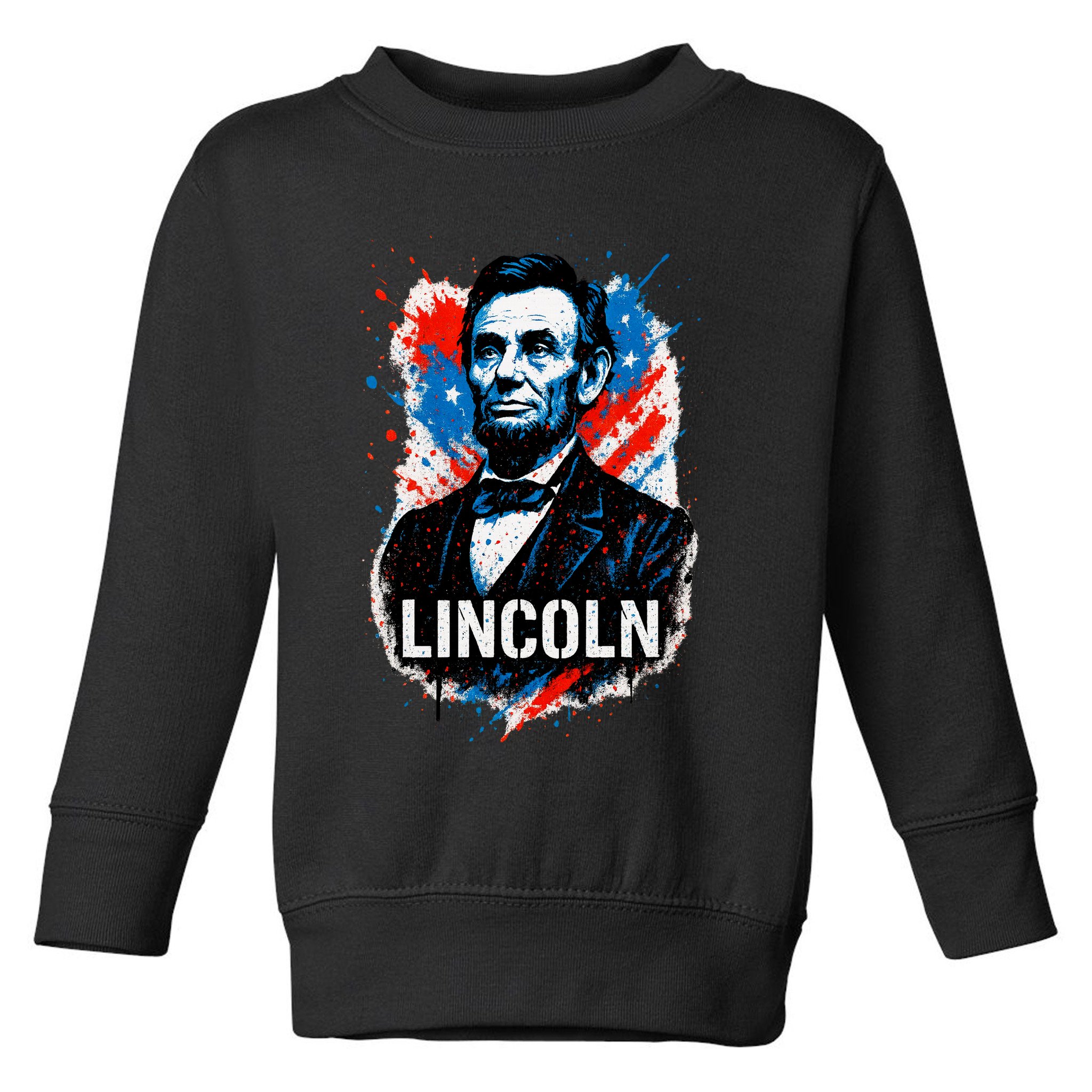 Abraham Lincoln American USA Portrait  Toddler Sweatshirt