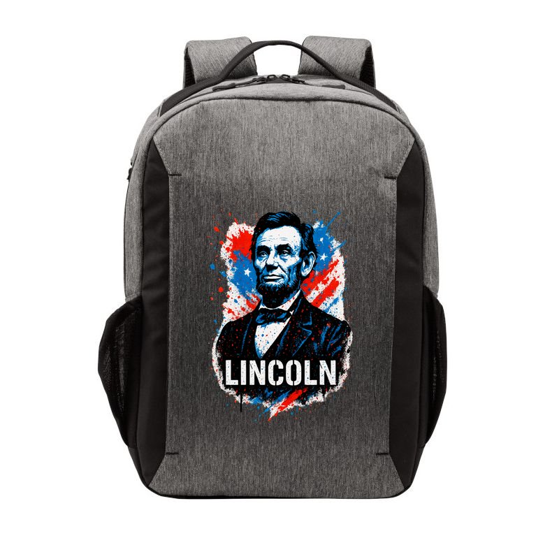 Abraham Lincoln American USA Portrait  Vector Backpack