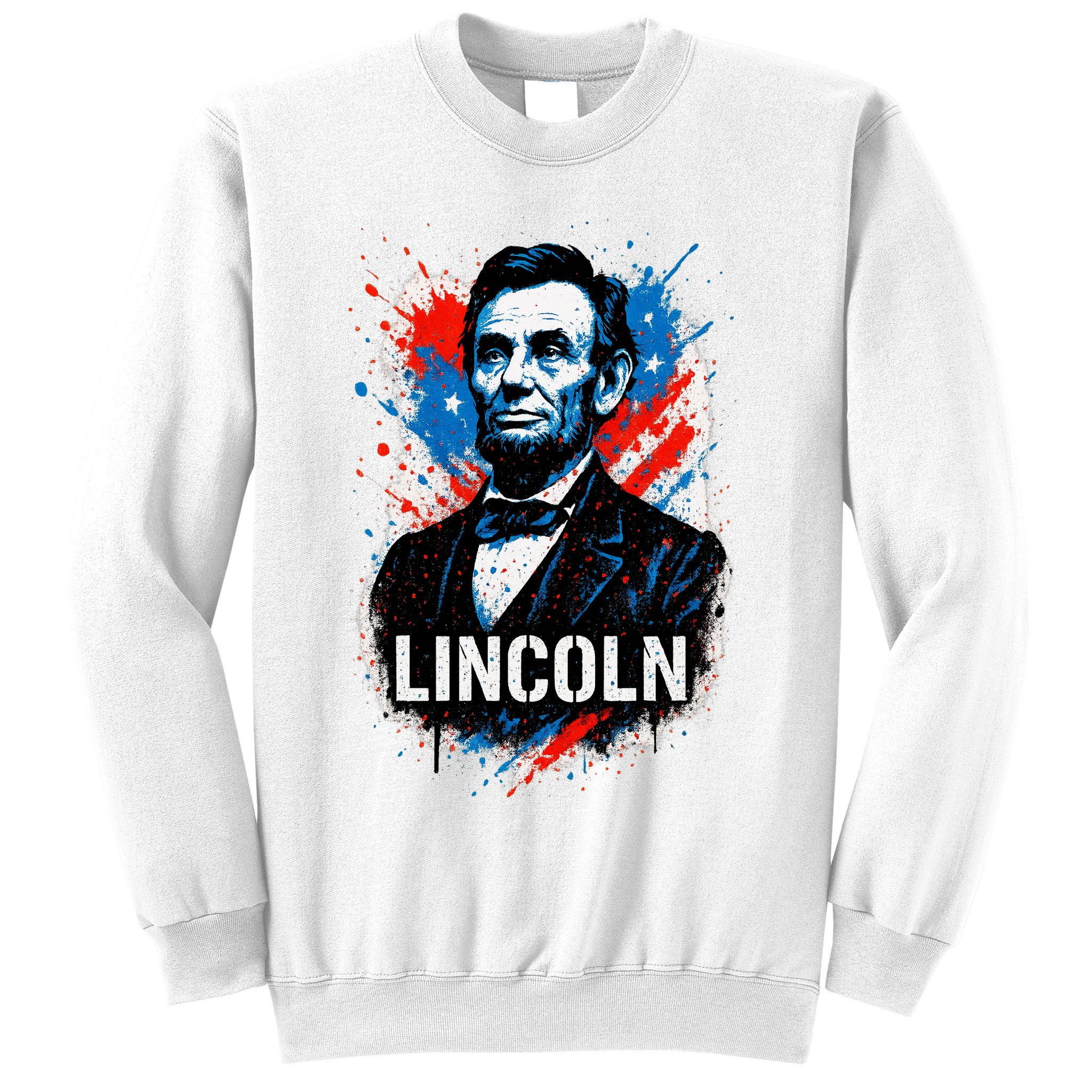 Abraham Lincoln American USA Portrait  Sweatshirt