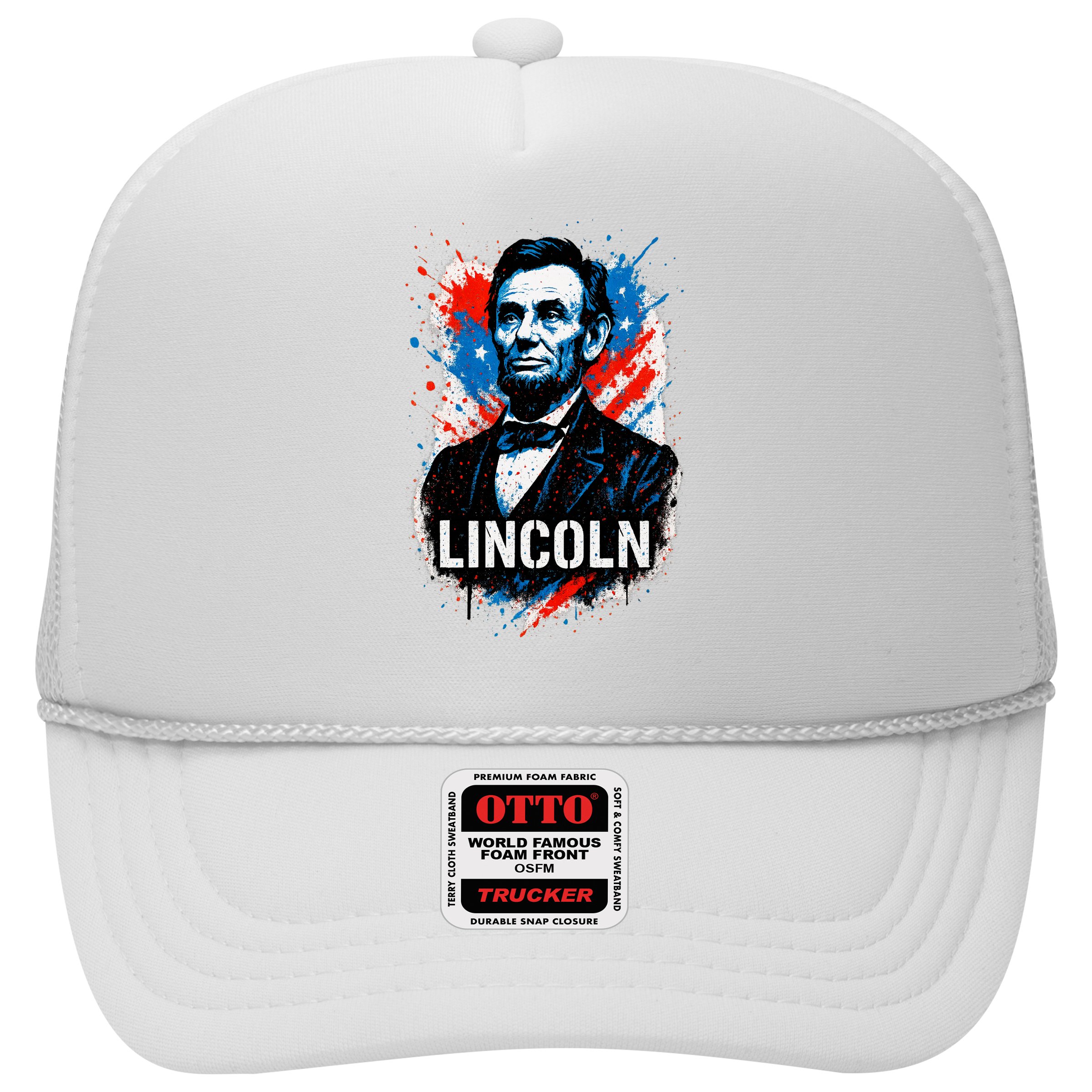 Abraham Lincoln American USA Portrait  Hat