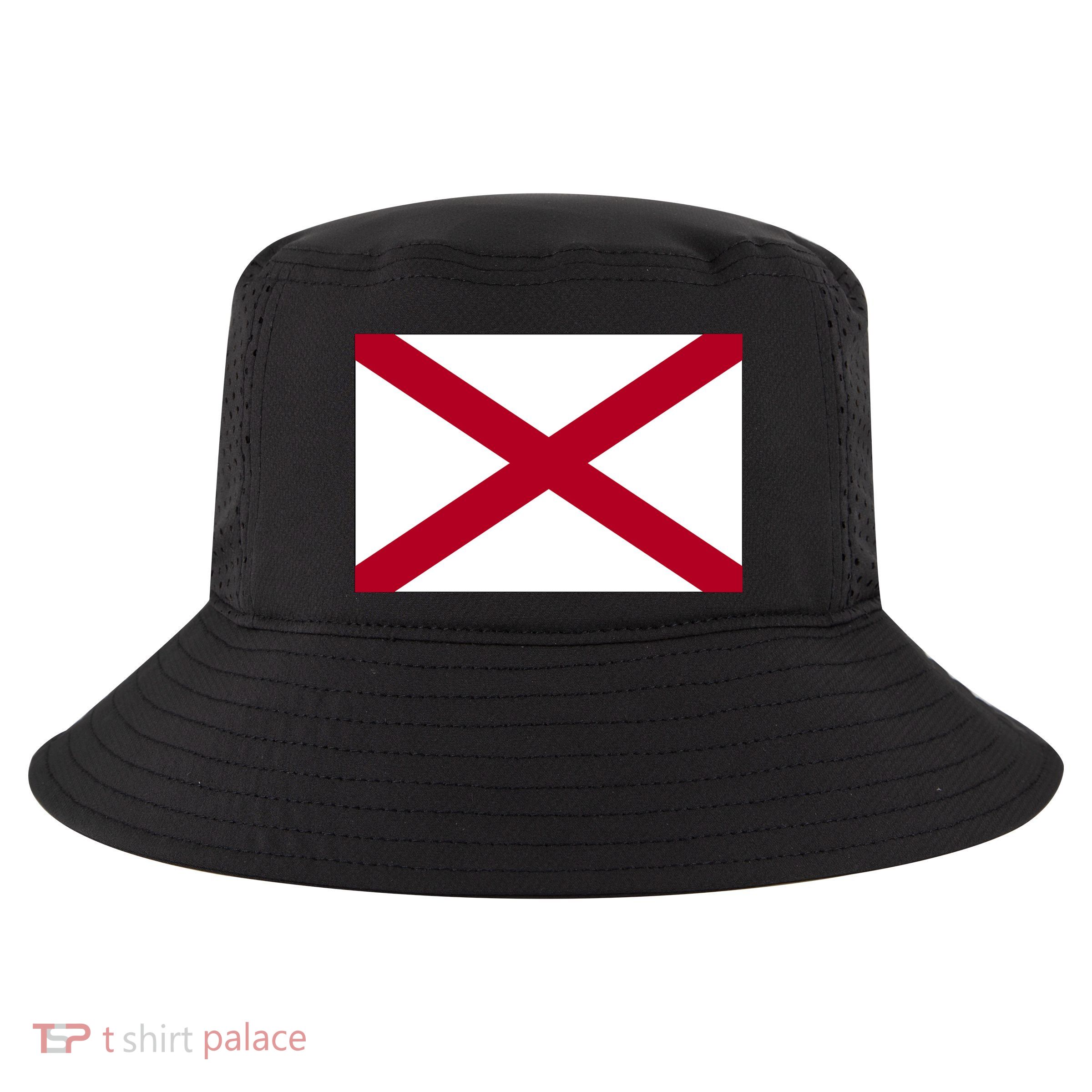 Alabama Flag Cool Comfort Performance Bucket Hat