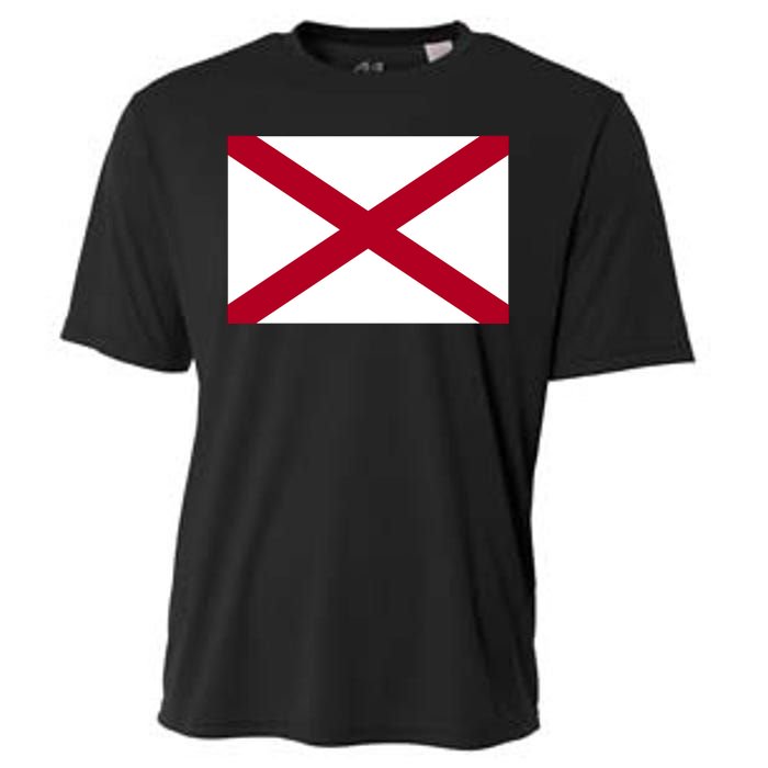 Alabama Flag Cooling Performance Crew T-Shirt