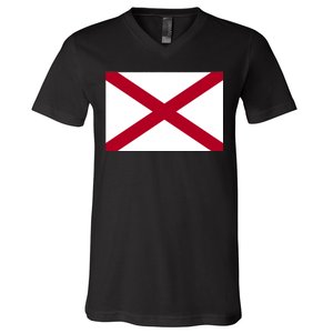 Alabama Flag V-Neck T-Shirt