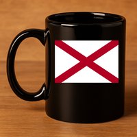 Alabama Flag 11oz C Handle Ceramic Mug