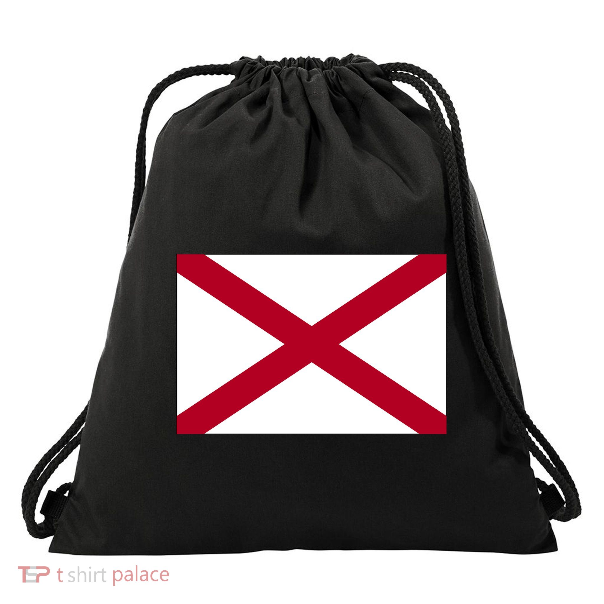 Alabama Flag Drawstring Bag