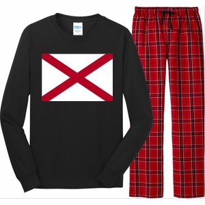 Alabama Flag Long Sleeve Pajama Set