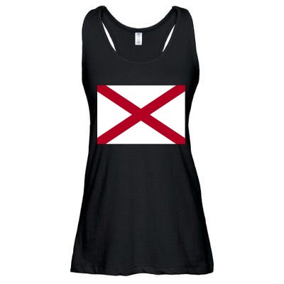 Alabama Flag Ladies Essential Flowy Tank