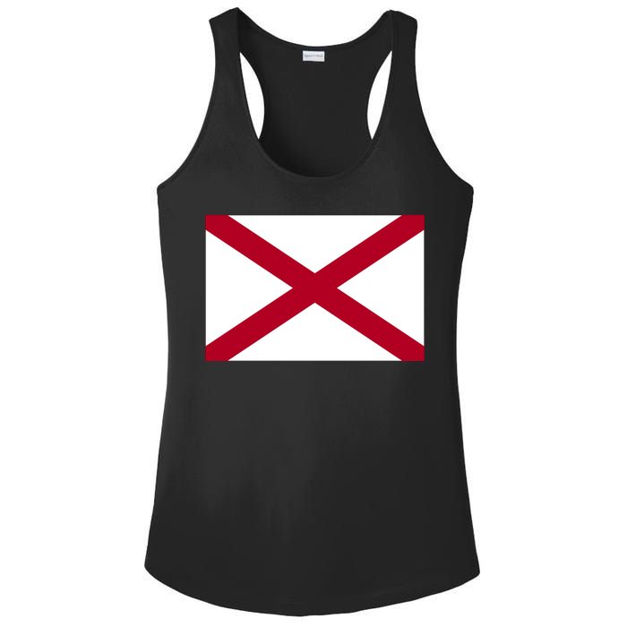 Alabama Flag Ladies PosiCharge Competitor Racerback Tank