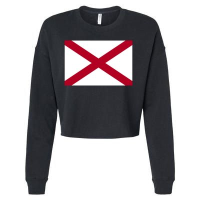 Alabama Flag Cropped Pullover Crew