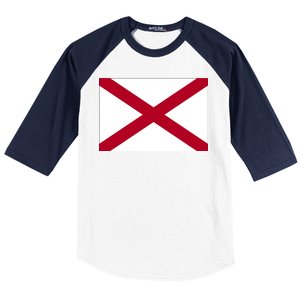 Alabama Flag Baseball Sleeve Shirt