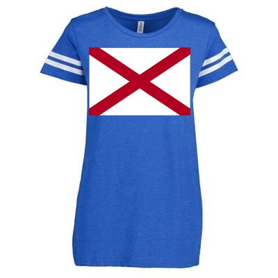 Alabama Flag Enza Ladies Jersey Football T-Shirt