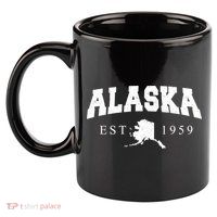 Alaska EST. 1959 11oz C Handle Ceramic Mug