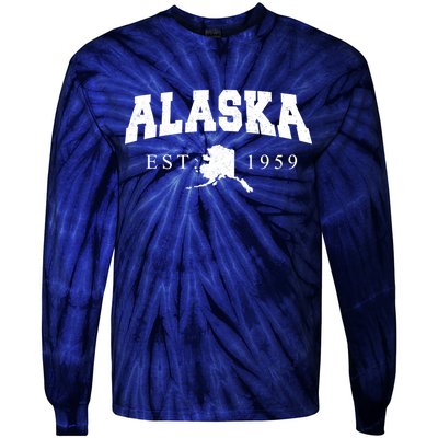 Alaska EST. 1959 Tie-Dye Long Sleeve Shirt