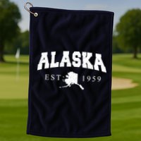 Alaska EST. 1959 Golf Towel