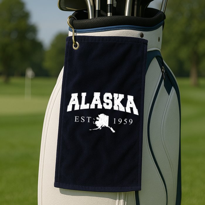 Alaska EST. 1959 Golf Towel