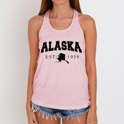 Alaska EST. 1959 Women's Knotted Racerback Tank