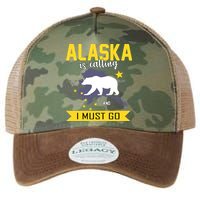 Alaska Is Calling And I Must Go Legacy Tie Dye Trucker Hat