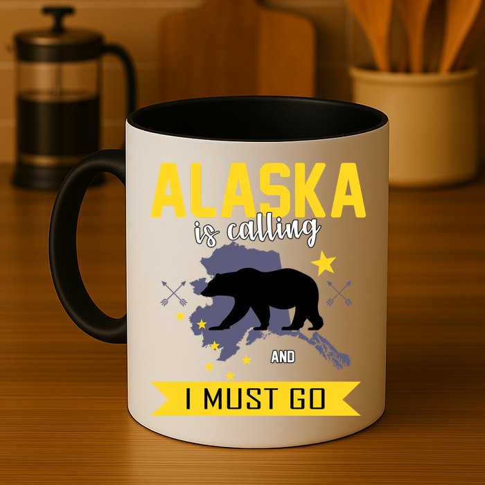 Alaska Is Calling And I Must Go Mug