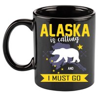 Alaska Is Calling And I Must Go 11oz C Handle Ceramic Mug