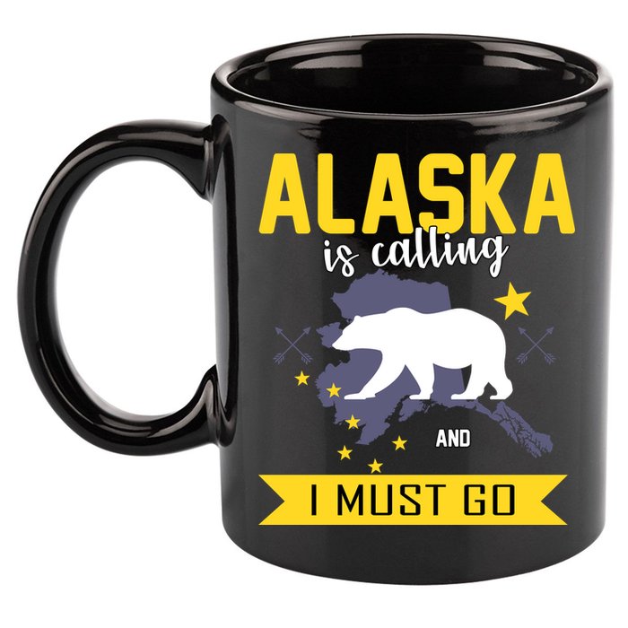 Alaska Is Calling And I Must Go 11oz C Handle Ceramic Mug
