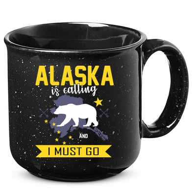 Alaska Is Calling And I Must Go 15oz Campfire Ceramic Mug