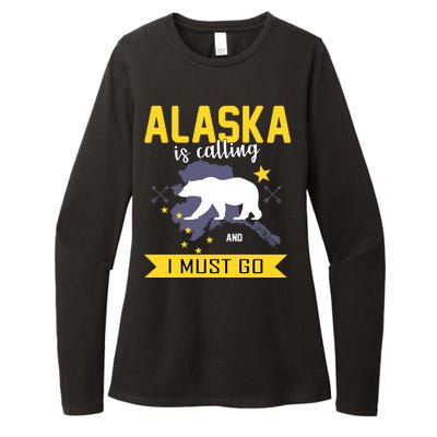 Alaska Is Calling And I Must Go Womens CVC Long Sleeve Shirt