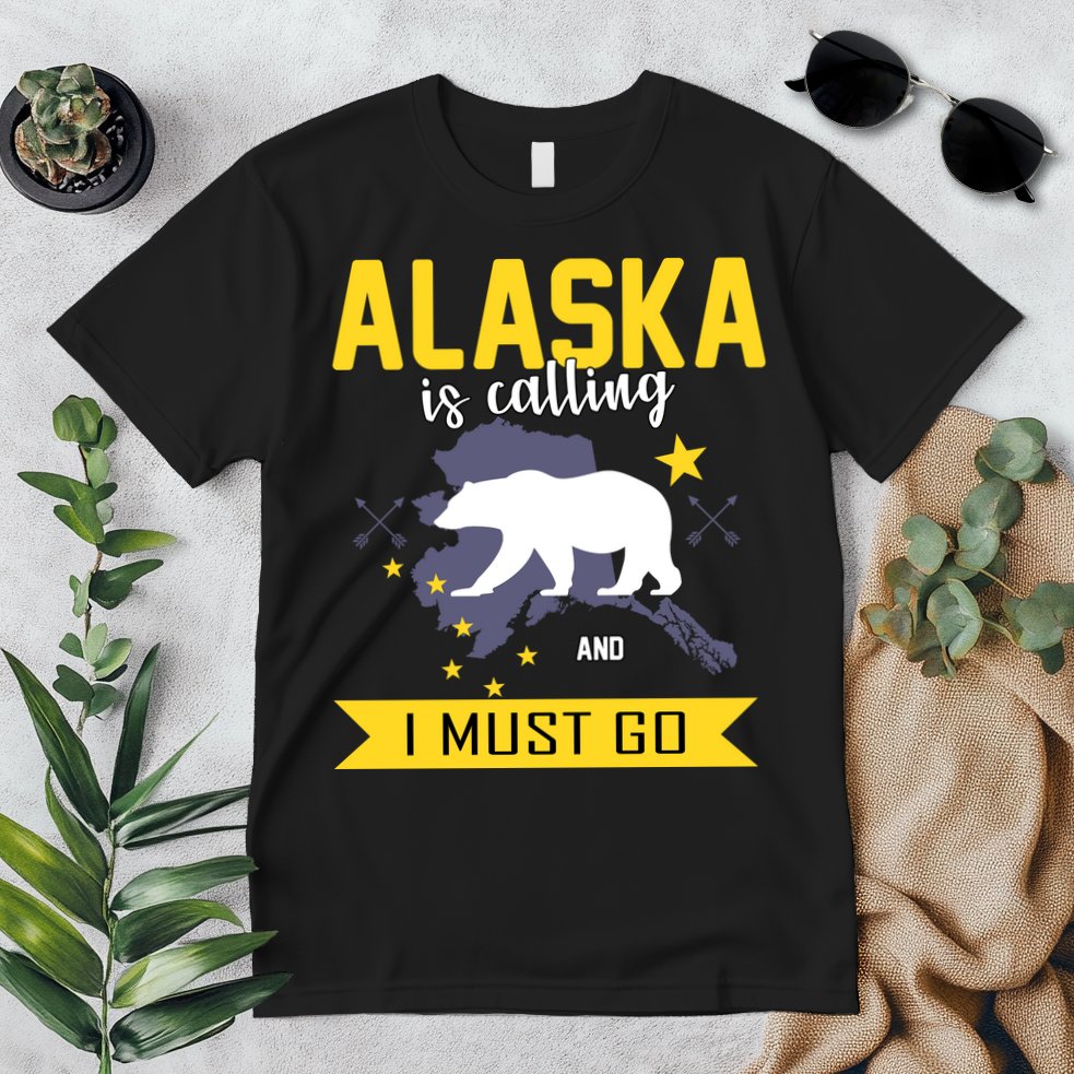 Alaska Is Calling And I Must Go Premium T-Shirt