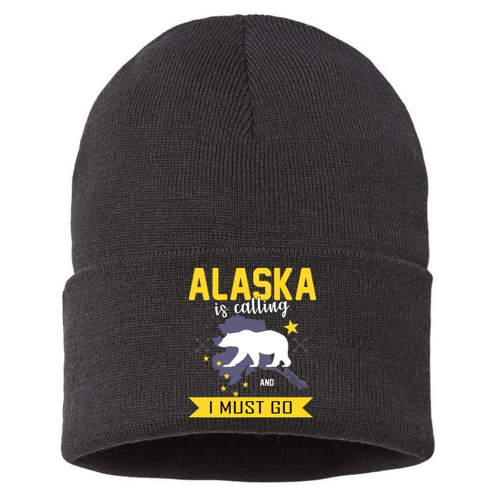 Alaska Is Calling And I Must Go Sustainable Knit Beanie