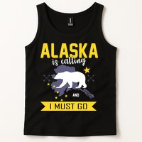 Alaska Is Calling And I Must Go Tank Top