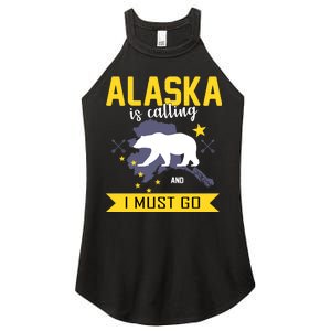 Alaska Is Calling And I Must Go Women's Perfect Tri Rocker Tank