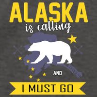 Alaska Is Calling And I Must Go Vector Backpack