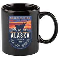 Alaska State Emblem 11oz C Handle Ceramic Mug