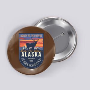 Alaska State Emblem Button