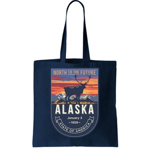 Alaska State Emblem Tote Bag