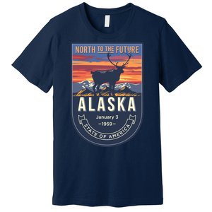 Alaska State Emblem Premium T-Shirt