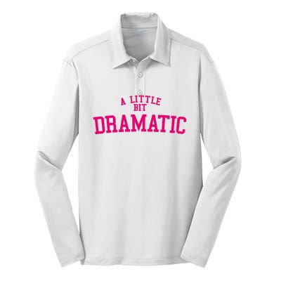 A Little Bit Dramatic Silk Touch Performance Long Sleeve Polo